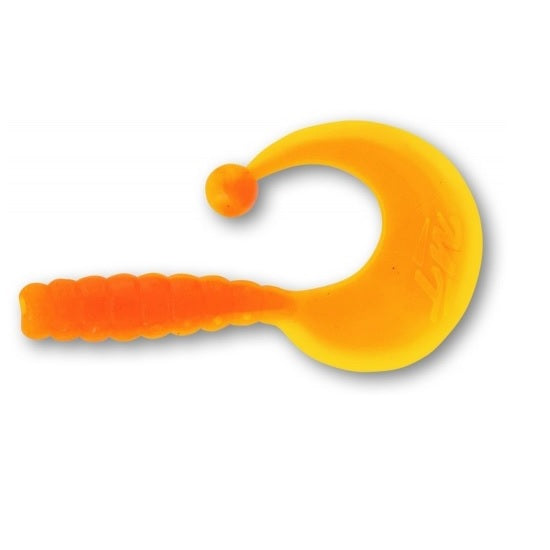 Twister Quantum Curly B-Bobbles 3.5cm Garlic Aroma Yellow si Orange