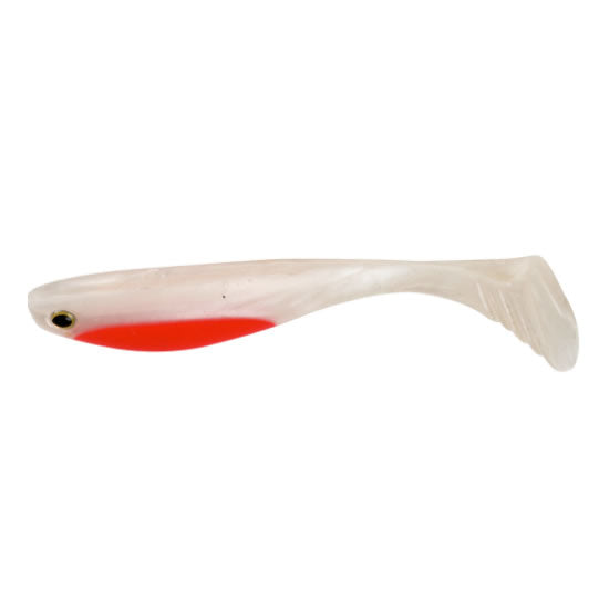 Twister Spro Wacky Shad 6.5 Cm Pearl Red Belly Shad 10 Buc