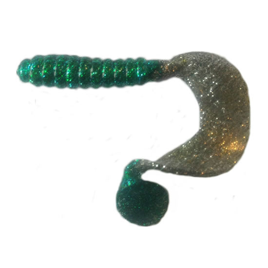 Twistere Profiblinker Turbotail 13 Cm Green Silver Gliter 4 Buc