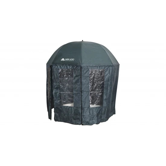 Umbrela Mikado Cu Aparatoare Pvc Inchidere Completa 360 Grade Diametru 2.50m