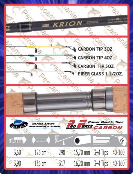 VARF LANSETA COLMIC KRION FEEDER CARBON 4oz VERDE