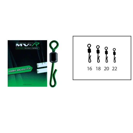 Vartej Cu Agrafa Maver Mv-r Fast Change Swivel Nr.16 Dual Color 10/plic