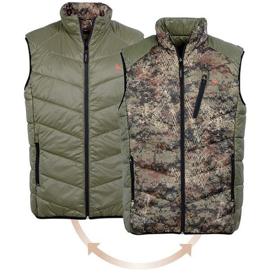 VESTA VERNEY-CARRON DOUDOUNE REVERSIBILA KAKI SNAKE MARIME L