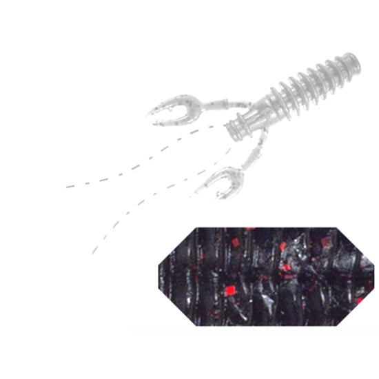 Viber Craw Colmic 3.5" 8.9cm Black Red Flk