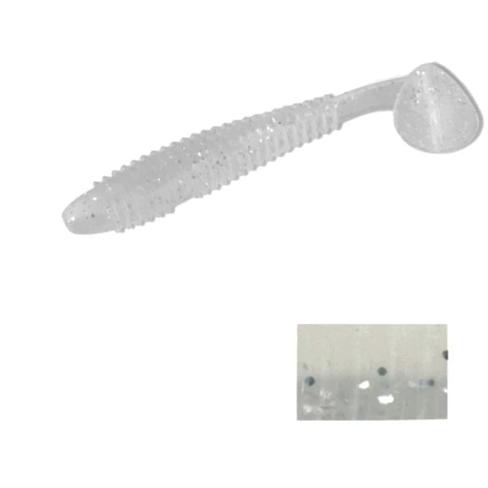 Viber Shad Colmic 3.8" 9.7cm White Silver