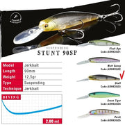 Vobler Colmic Herakles  Stunt 90sp 9.0cm 12.5 G Skull