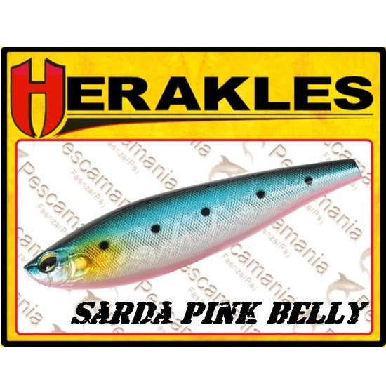 VOBLER COLMIC HERAKLES  WT-DOG FAT 75F 9cm 13.5gr SARDA PINK BELLY