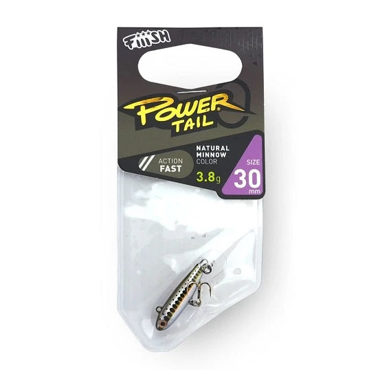 Vobler Fiish Power Tail 3cm/3.8g Fast Natural Pwt546 Culoare Natural Minnow