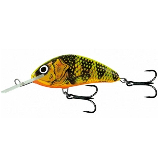 VOBLER SALMO HORNET FLOATING, GOLD FLUO PERCH, 9CM, 36G