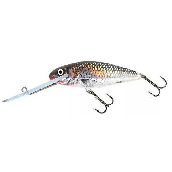 VOBLER SALMO PERCH SUPER DEEP RUNNER, HOLOGRAPHIC GREY SHINER, 12CM, 40G