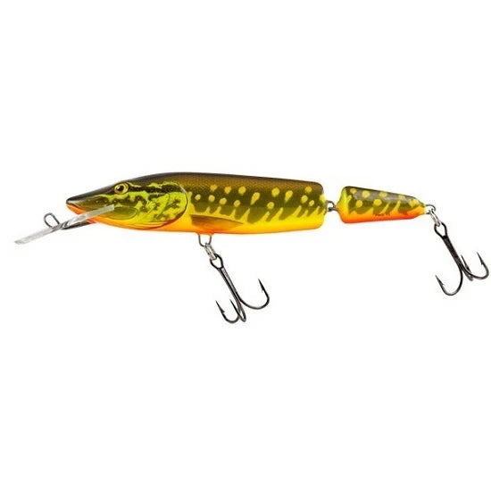 Vobler Salmo Pike Jointed Deep Runner, Hot Pike, 13cm, 24g