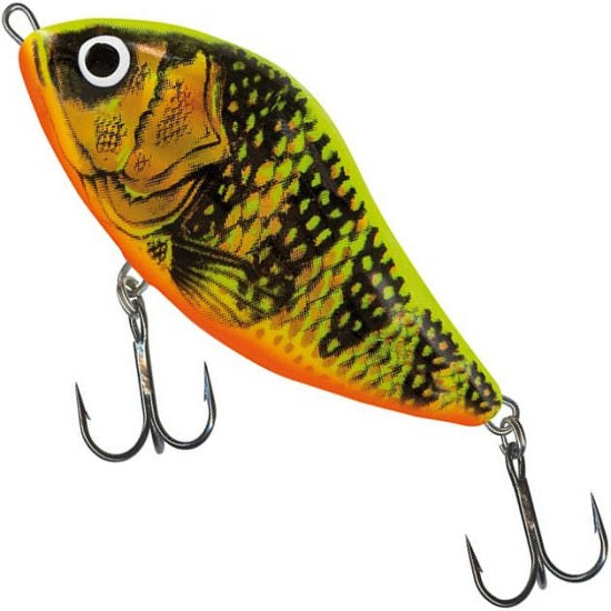 VOBLER SALMO SLIDER SINKING GOLD FLURO PERCH 12CM 70G