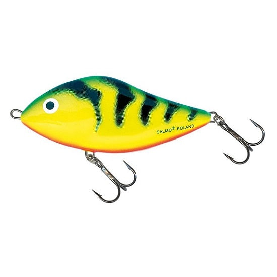 VOBLER SALMO SLIDER SINKING, GREEN TIGER, 10CM, 46G
