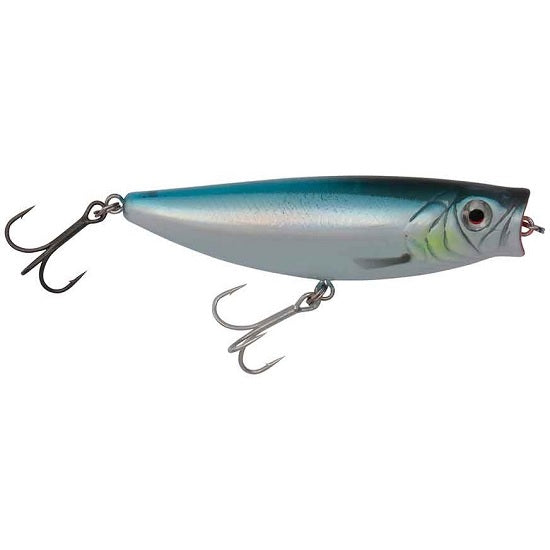 VOBLER SAVAGE GEAR 3D MINNOW POP WALKER FLOATING, BLUE SILVER, 8CM, 14G