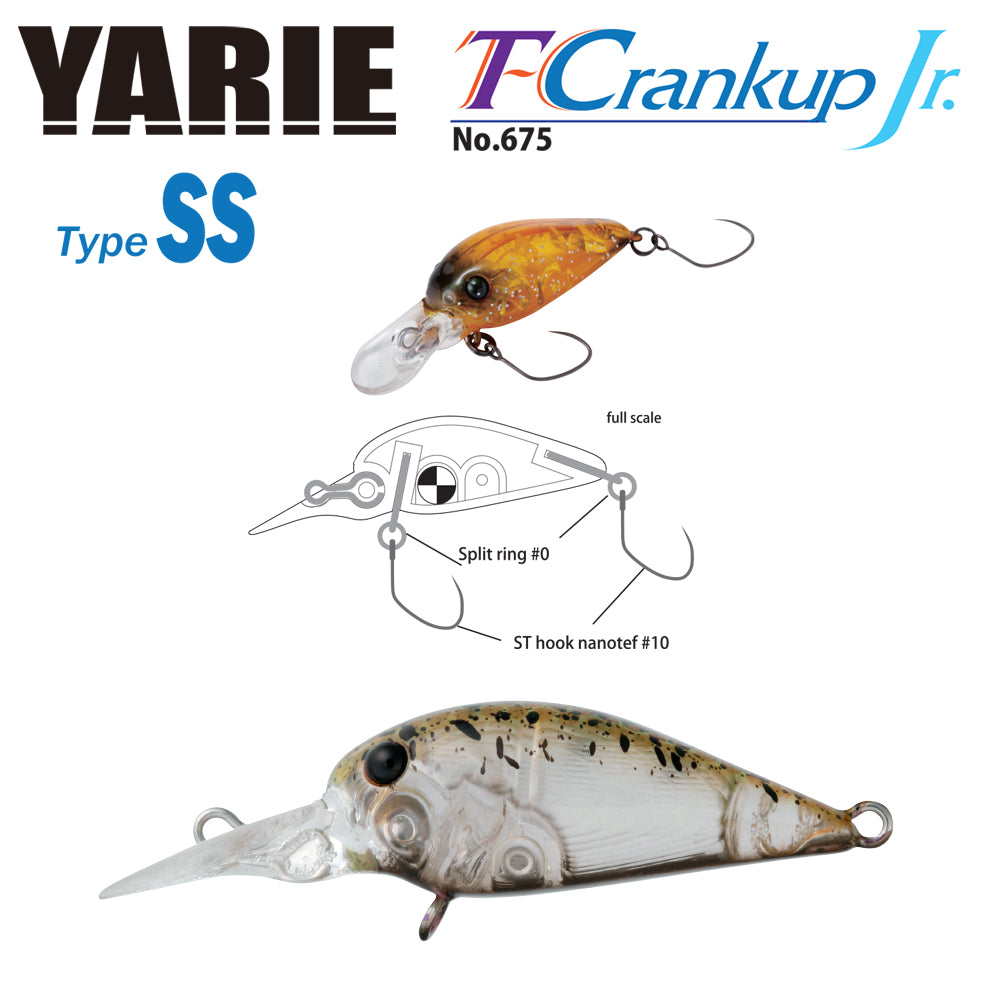 VOBLER YARIE JESPA 675 T-CRANKUP JR. TYPE SS C10 KYOUSHYU CHART 2.8CM 2.1G