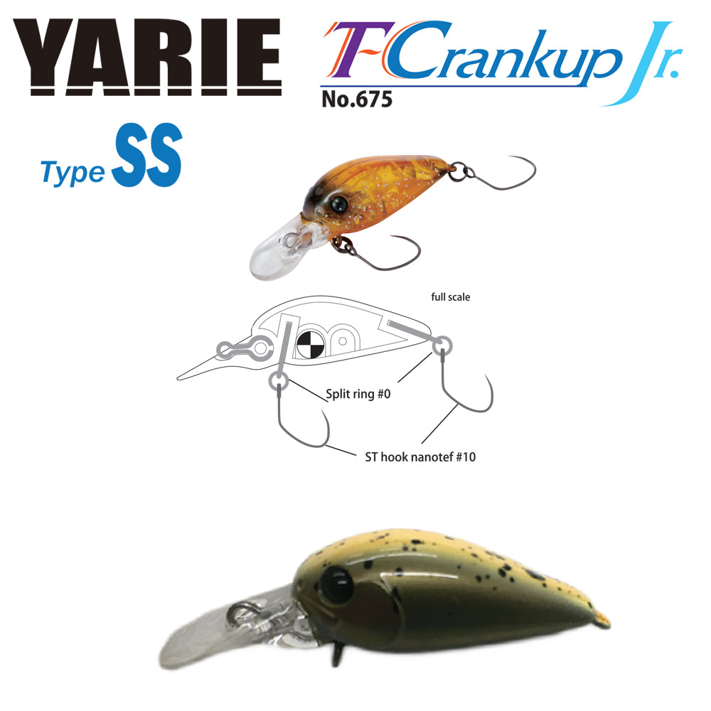 VOBLER YARIE JESPA 675 T-CRANKUP JR. TYPE SS C28 CA UNY 2.8CM 2.1G