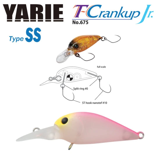 Vobler Yarie Jespa 675 T-crankup Jr. Type Ss C4 Stubakihime 2.8cm 2.1g