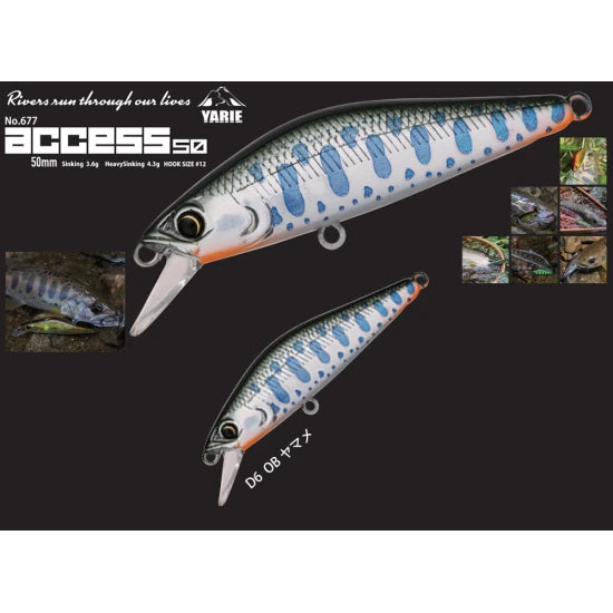 Vobler Yarie Jespa 677 Acces Hs 5cm 4.3g D6 Ob Yamame