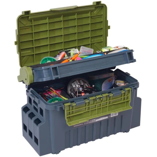 Valigeta Jaxon S-line Tackle Box Grey, 43x24x28cm