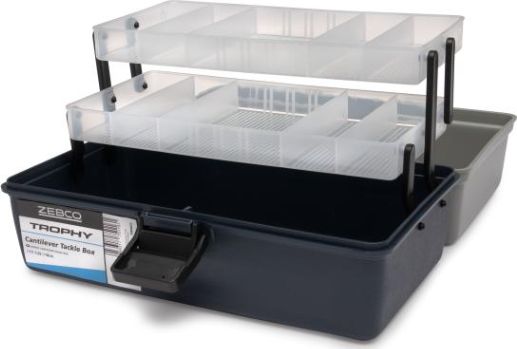 Valigeta Zebco Trophy Cantilever Tackle Box, 29x18x15cm