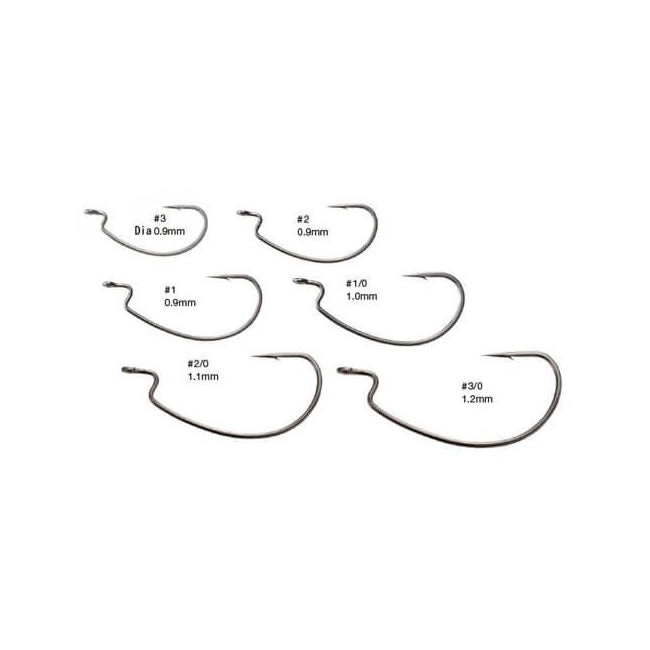 Varivas CARLIGE OFFSET NOGALES POWER BAIT FINESS NR 2/0 7buc/plic