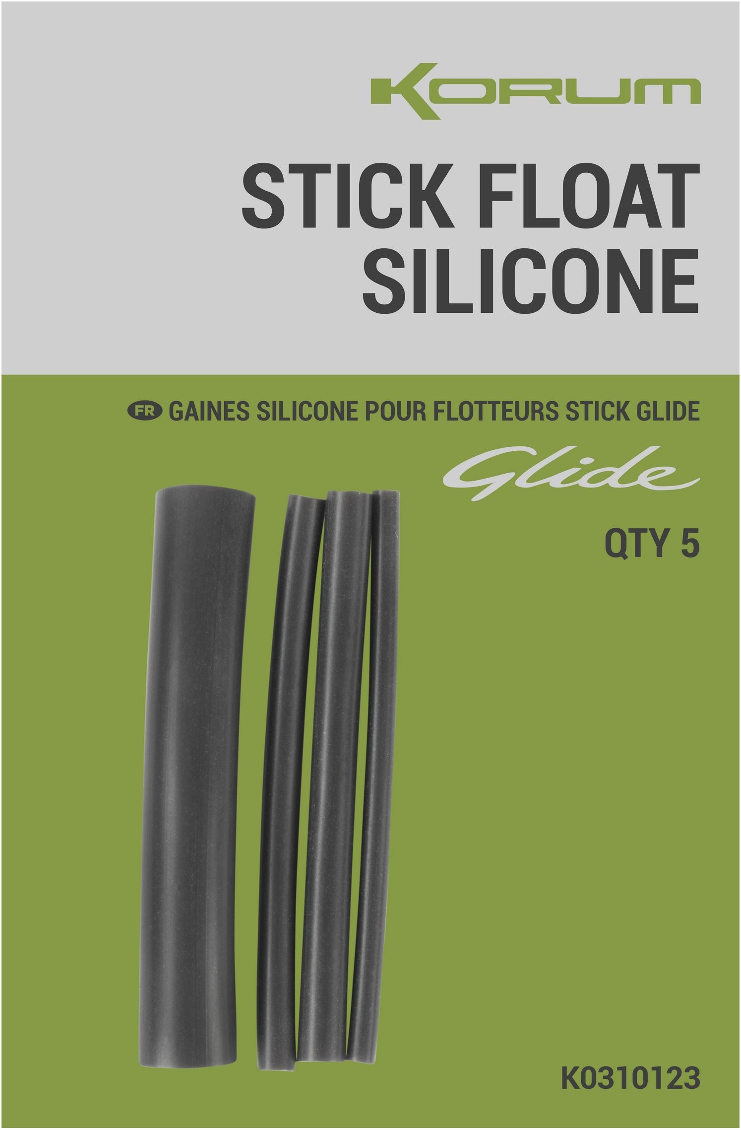 Varnis KORUM Glide Stick Float Silicone, 6cm, 5buc/pac