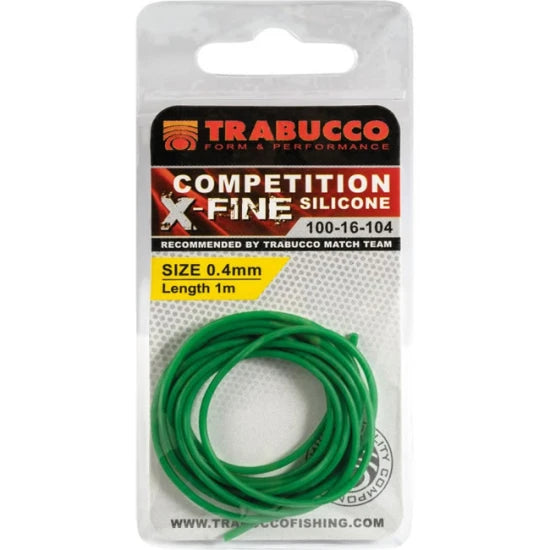 Varnis Siliconic Trabucco X-fine Competition Silicone Tube, 1m, 0.4mm