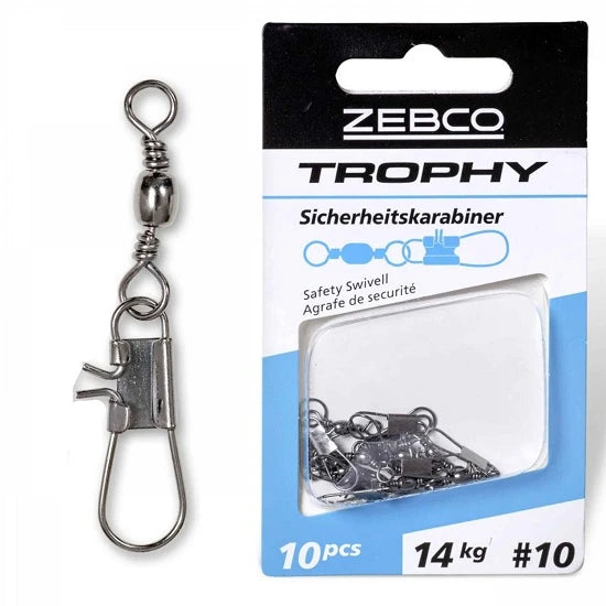 Vartej Agrafa Zebco Trophy Safety Swivel No.8 36mm