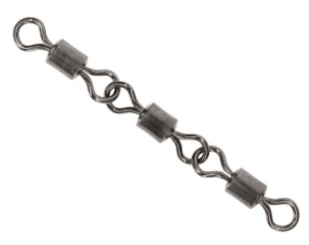 Vartej Mikado Jaws Triple Swivels, 25kg, 10buc/plic