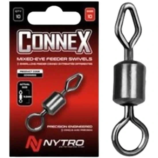 Vartej Nytro Mixed Eye Feeder Swivel, Nr.10, 10buc/pac