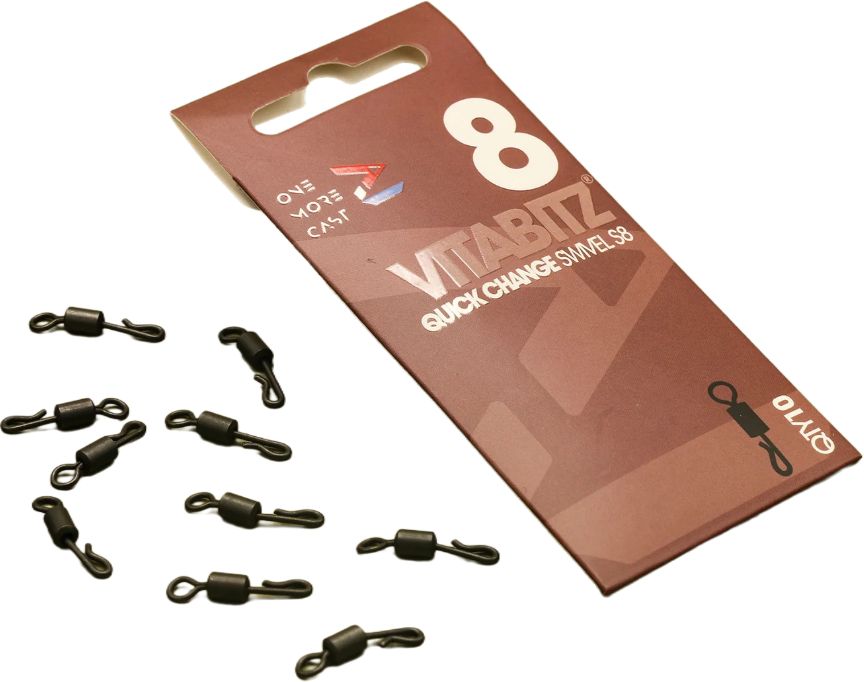 Vartej ONE MORE CAST Tackle Vitabitz Quick Change Swivel, Nr.8, 10buc/pac