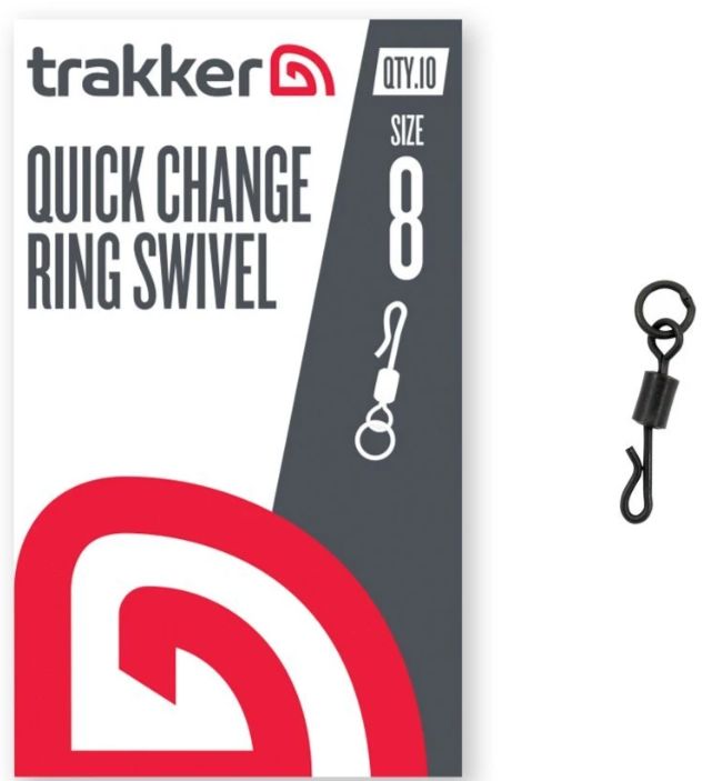 Vartej Rapid Cu Anou Trakker QC Ring Swivel, Size 8, 10buc/plic