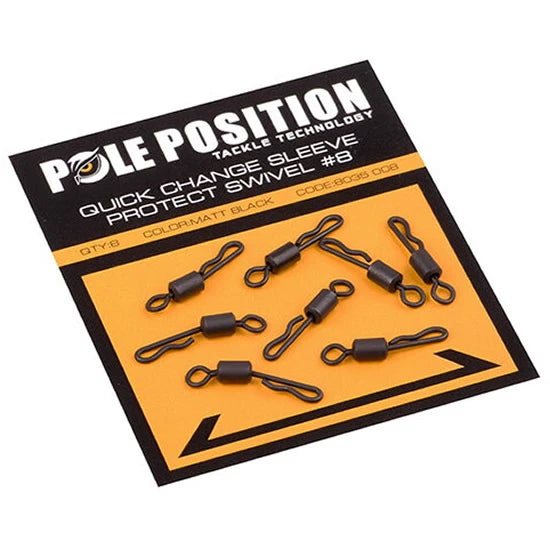 Vartej Rapid Gamakatsu Pole Position Sleeve Protect Swivel, Nr.8, 10buc/pac