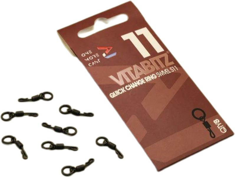 Vartej Rapid ONE MORE CAST Tackle Vitabitz Quick Change Ring Swivel, Nr.8, 8buc/pac