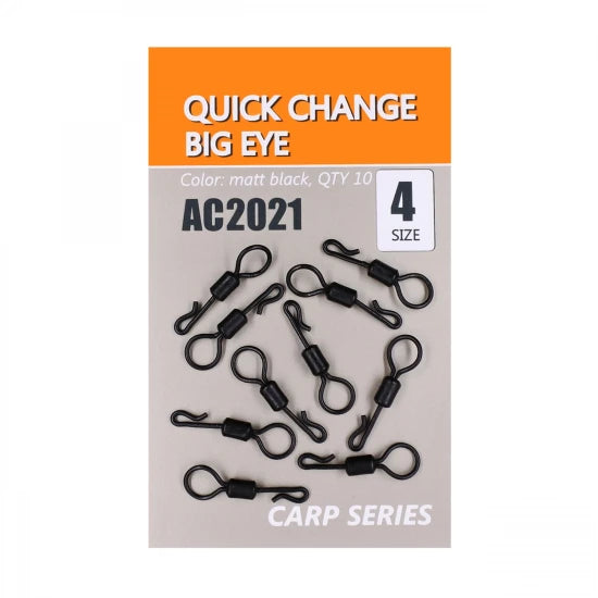 Vartej Rapid Orange Quick Change Negru Mat Nr.4 10buc/plic