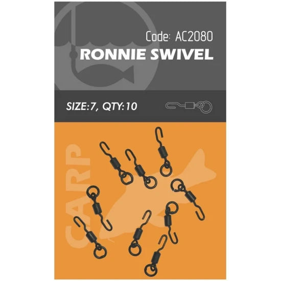Vartej Rapid Cu Anou Orange Ronnie Swivel No.7, 10buc/pac