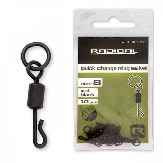 Vartej Rapid cu Anou Radical Quick Change Ring Swivel Nr.8, 10buc/pac