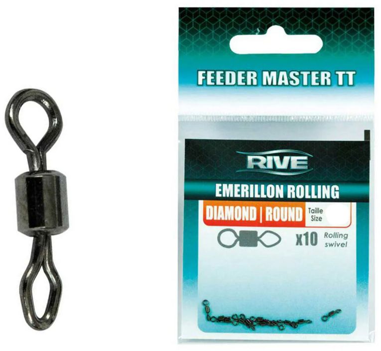 Vartej Rolling Rive Diamond Round, Nr.12, 10buc/plic