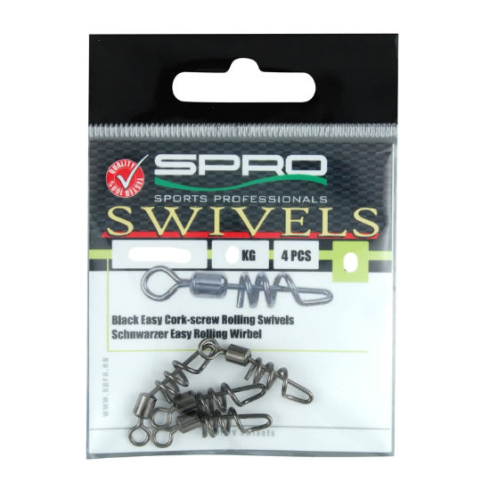 Vartej Spro Cilindric Nr 1/0 Easy Corkscrew 4 Buc 60 Kg