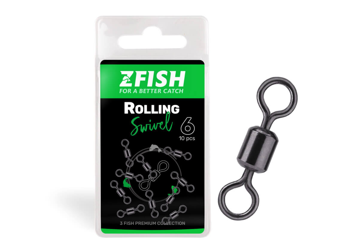 Vartej ZFISH Rolling Swivel, Nr 10, 20Kg, 10 Buc/Plic
