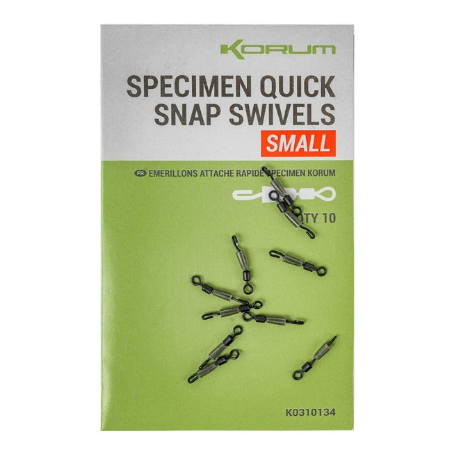 Vartej cu Agrafa Rapida Korum Quick Snap Swivels Small