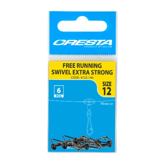 Vartej Cu Agrafa Si Margea Culisanta Cresta Free Running Swivel Extra Strong, Nr.14, 6buc/plic