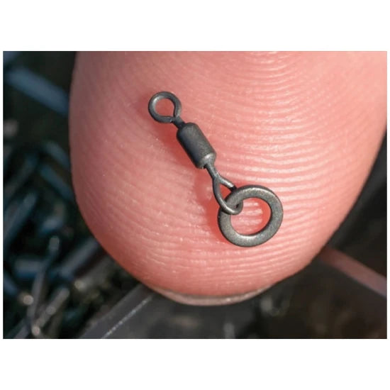 Vartej Cu Anou Carp Academy Micro Hook Ring Swivel, Marime M, Nr.12, 10buc/pac