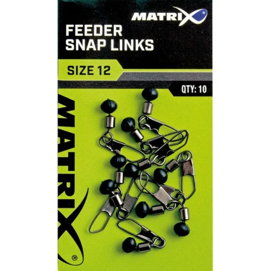Vartej Cu Margea Culisanta Si Agrafa Matrix Feeder Bead Snap Links Nr 12 10buc/plic