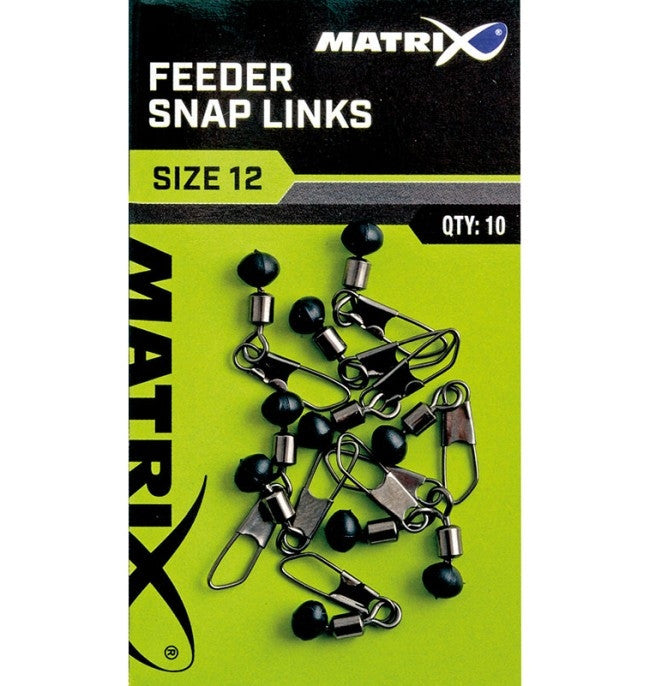 Vartej cu Margea Culisanta si Agrafa Matrix Feeder Bead Snap Links Nr 14 10buc/plic