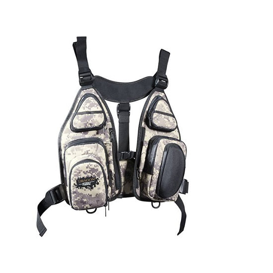 Vesta Dragon Street Fishing Tech Vest with Exchangeable Bags