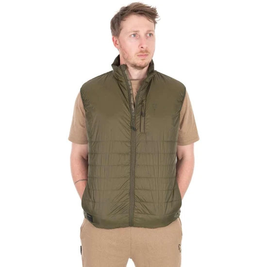 Vesta Fox Olive Quilted 100 Gilet, Kaki, Marimea L