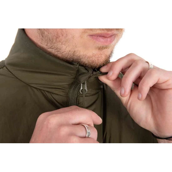 Vesta Fox Olive Quilted 100 Gilet, Kaki, Marimea M