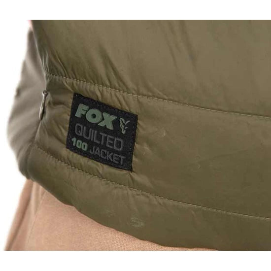 Vesta Fox Olive Quilted 100 Gilet, Kaki, Marimea S