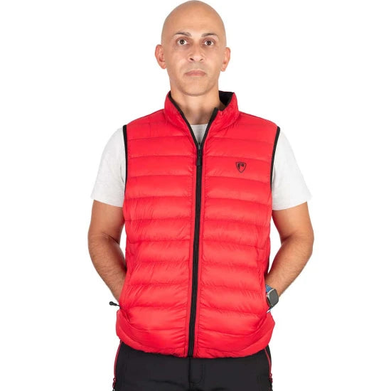 Vesta Fox Rage Pro Series Reversible Lightweight Quilted Gilet, Black / Rage Red, Marime L